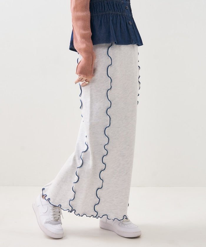 mellow sweat skirt (light grey) *JP