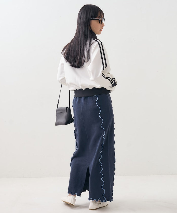 mellow sweat skirt (navy) *JP