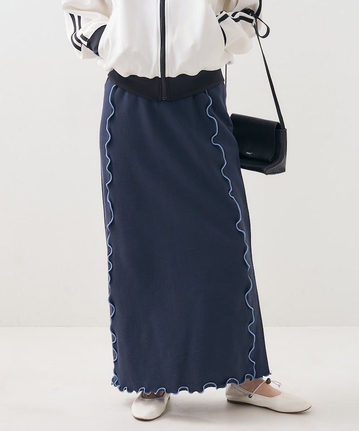 mellow sweat skirt (navy) *JP