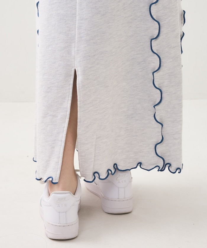 mellow sweat skirt (light grey) *JP