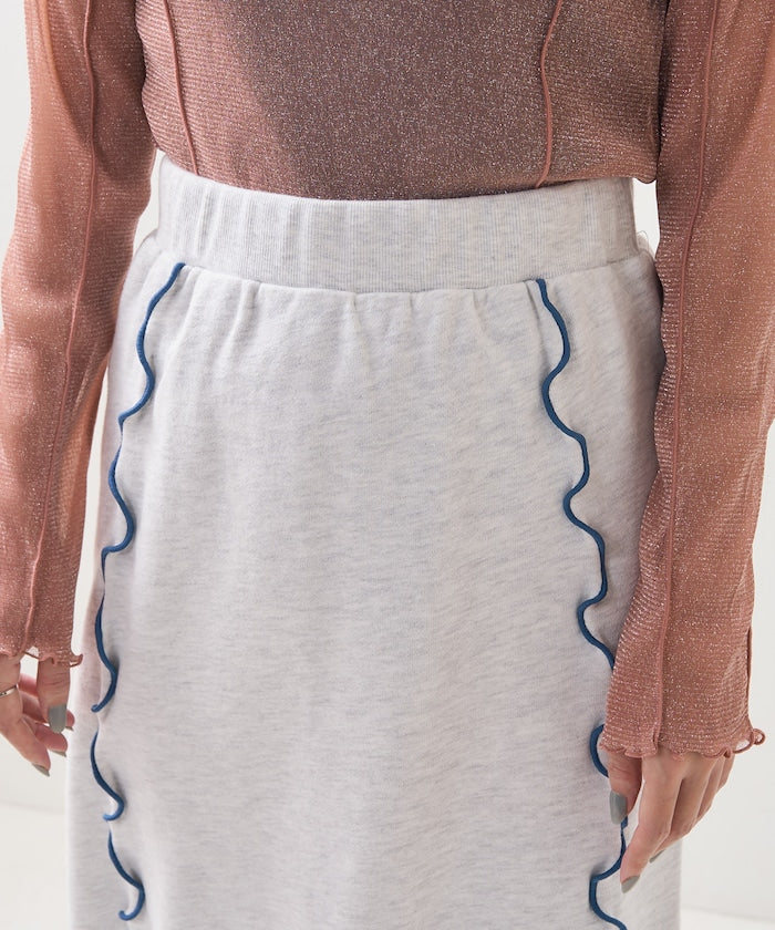 mellow sweat skirt (light grey) *JP