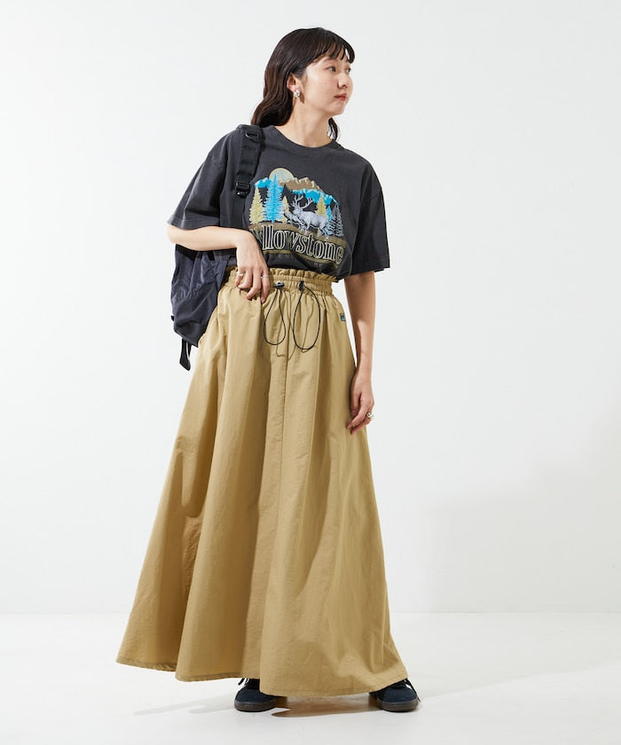 drost gathered skirt (beige) *JP