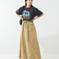 drost gathered skirt (beige) *JP