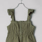 military ruched bustier (olive) *JP