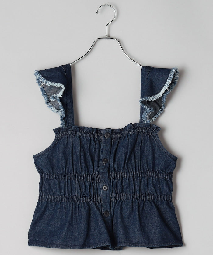 military ruched bustier (blue) *JP