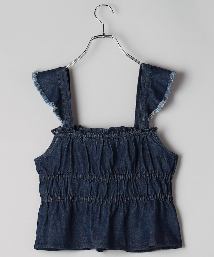 military ruched bustier (blue) *JP