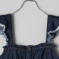 military ruched bustier (blue) *JP