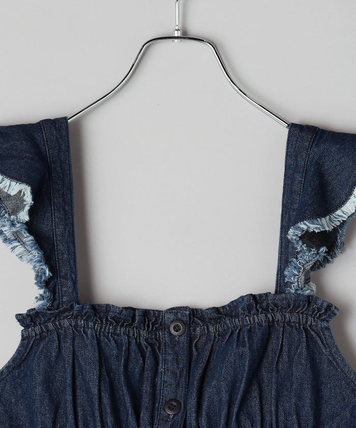 military ruched bustier (blue) *JP