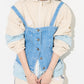 multiway denim tube top (sax blue) *JP