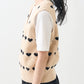 heart sleeveless top (beige) *JP