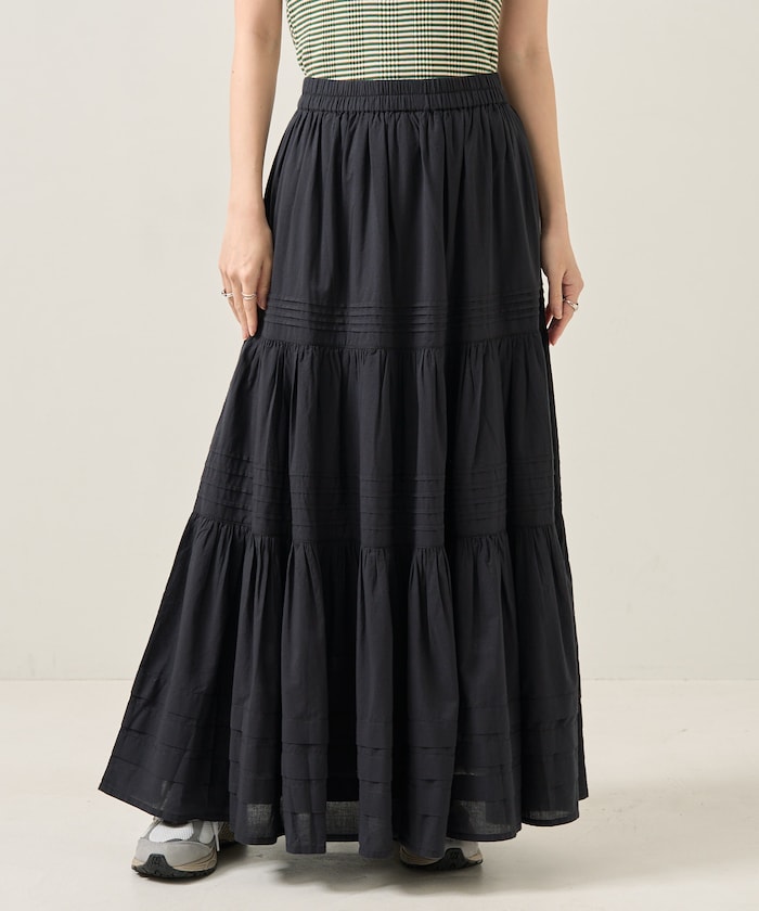 indian pin skirt (black) *JP