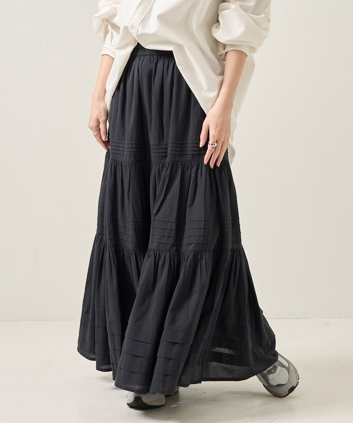 indian pin skirt (black) *JP