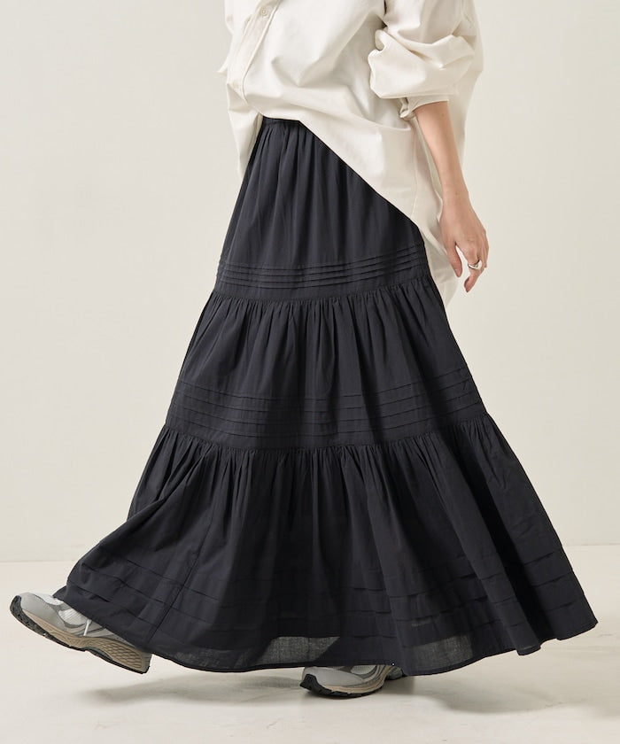 indian pin skirt (black) *JP