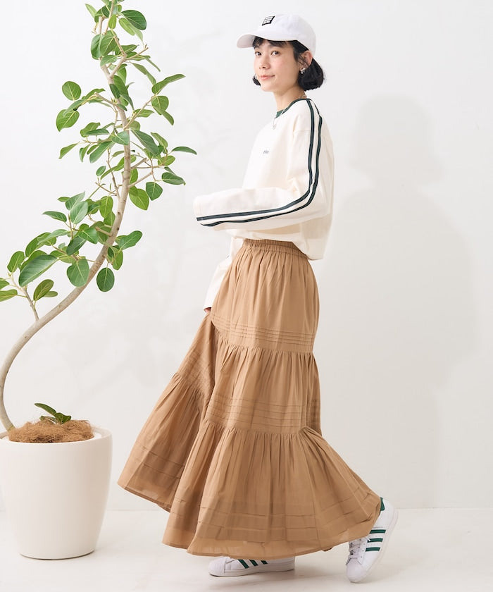 indian pin skirt (camel) *JP