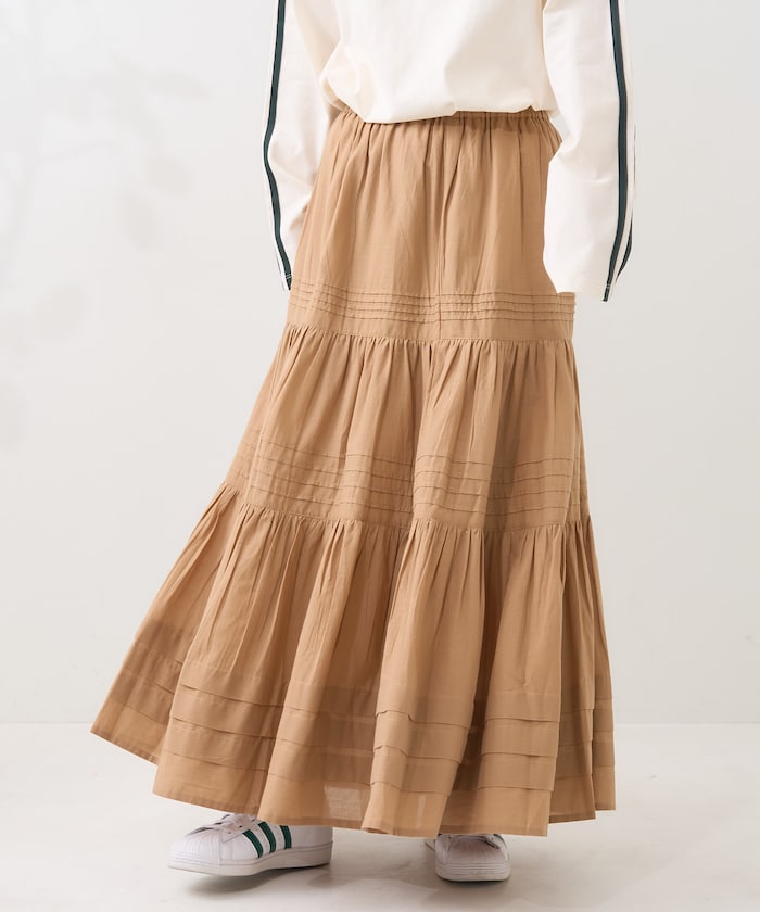 indian pin skirt (camel) *JP