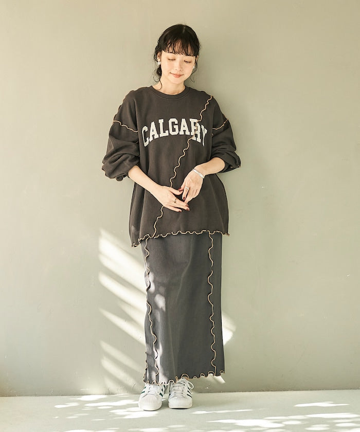 mellow sweat skirt (charcoal) *JP