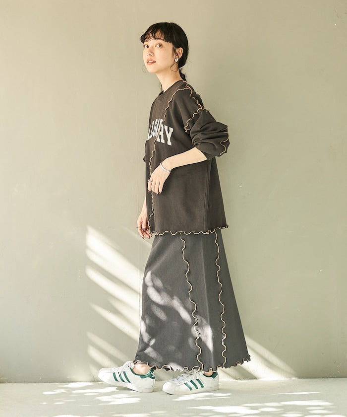 mellow sweat skirt (charcoal) *JP