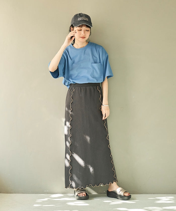 mellow sweat skirt (charcoal) *JP