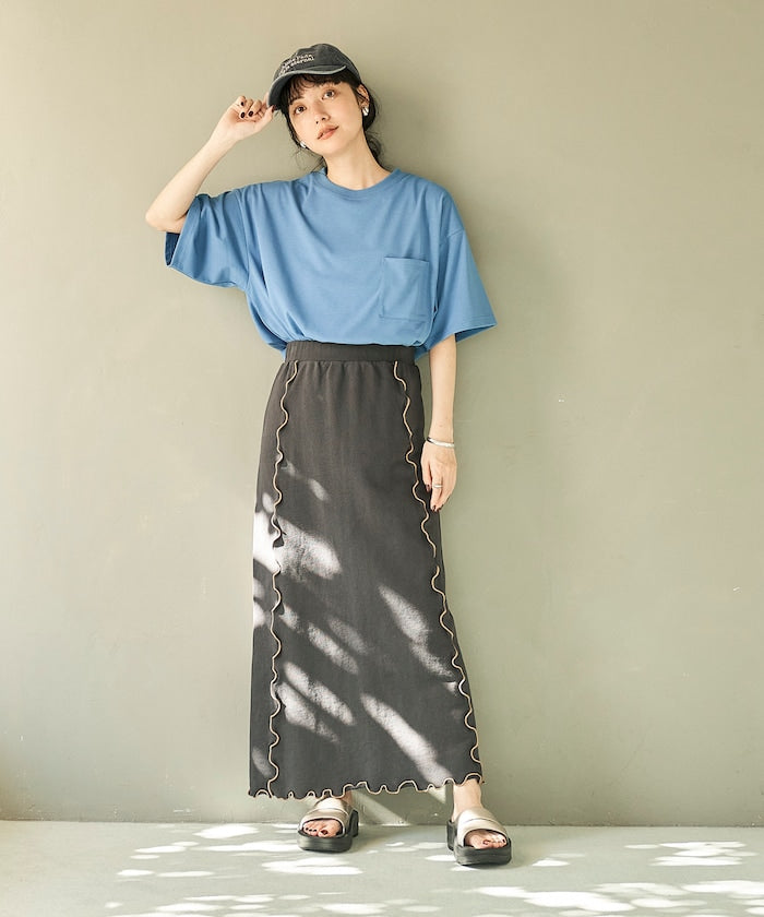 mellow sweat skirt (charcoal) *JP