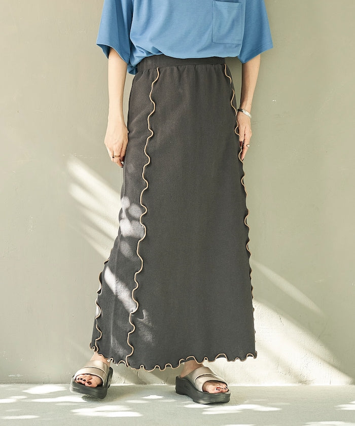 mellow sweat skirt (charcoal) *JP