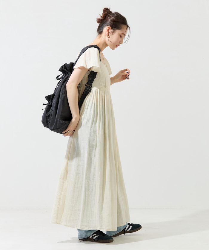 gauze frill ops (white) *JP