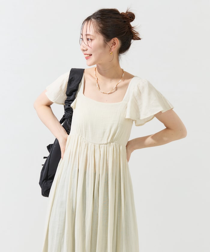 gauze frill ops (white) *JP