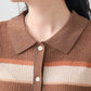 sheer border shirt (camel) *JP