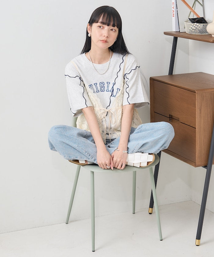 mellow logo tee (light grey) *JP