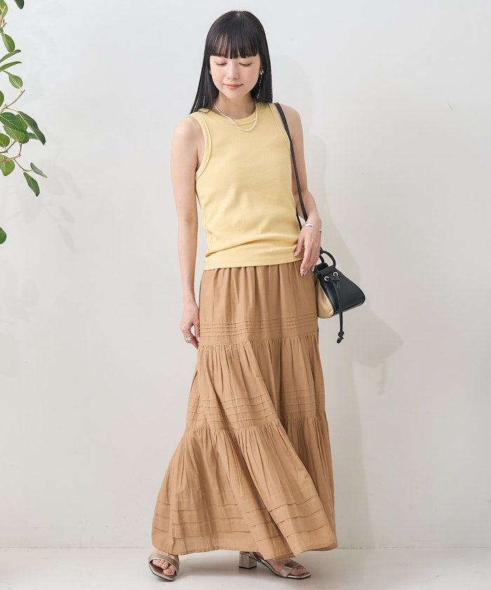 indian pin skirt (camel) *JP