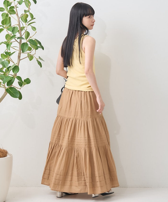 indian pin skirt (camel) *JP