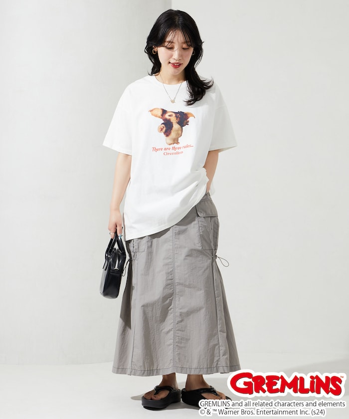 [Limited] gremlins print tee (white) *JP