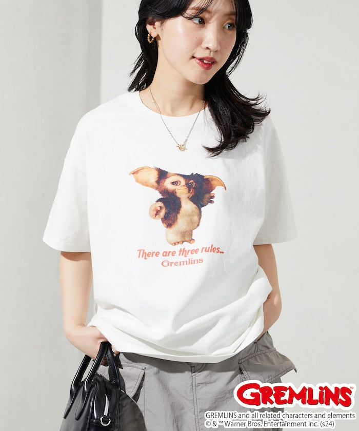 [Limited] gremlins print tee (white) *JP