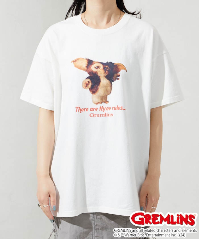 [Limited] gremlins print tee (white) *JP