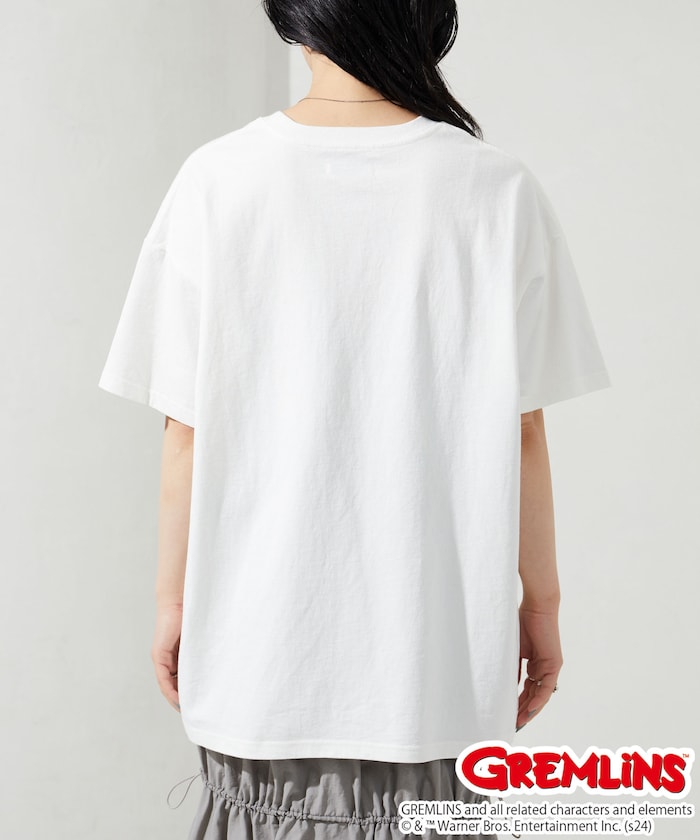 [Limited] gremlins print tee (white) *JP