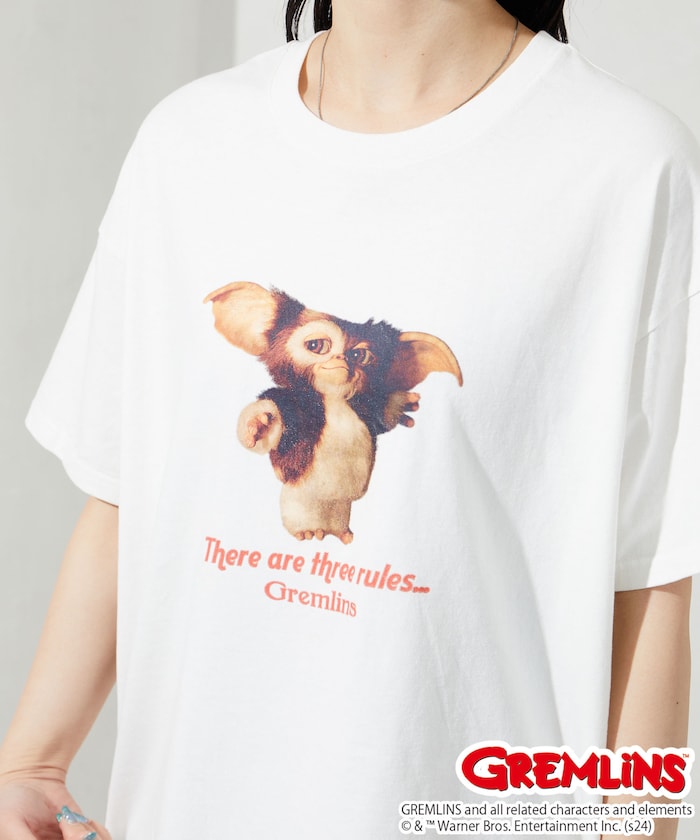 [Limited] gremlins print tee (white) *JP