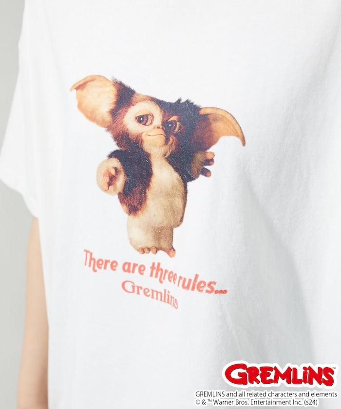 [Limited] gremlins print tee (white) *JP