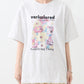 flower painting tee (light grey) *JP