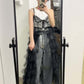 tulle volume dress (black) *JP