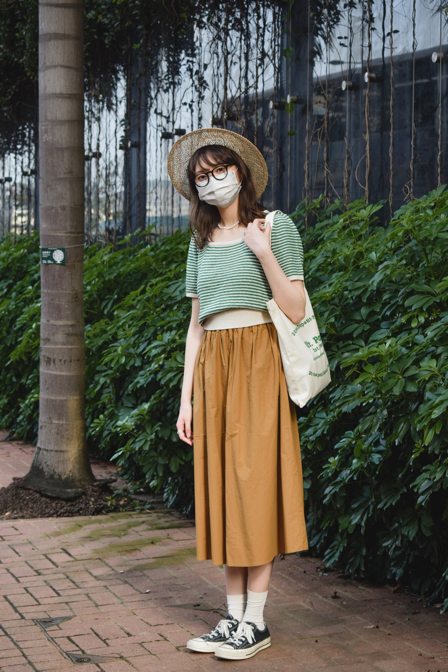 forest circle skirt (caramel)