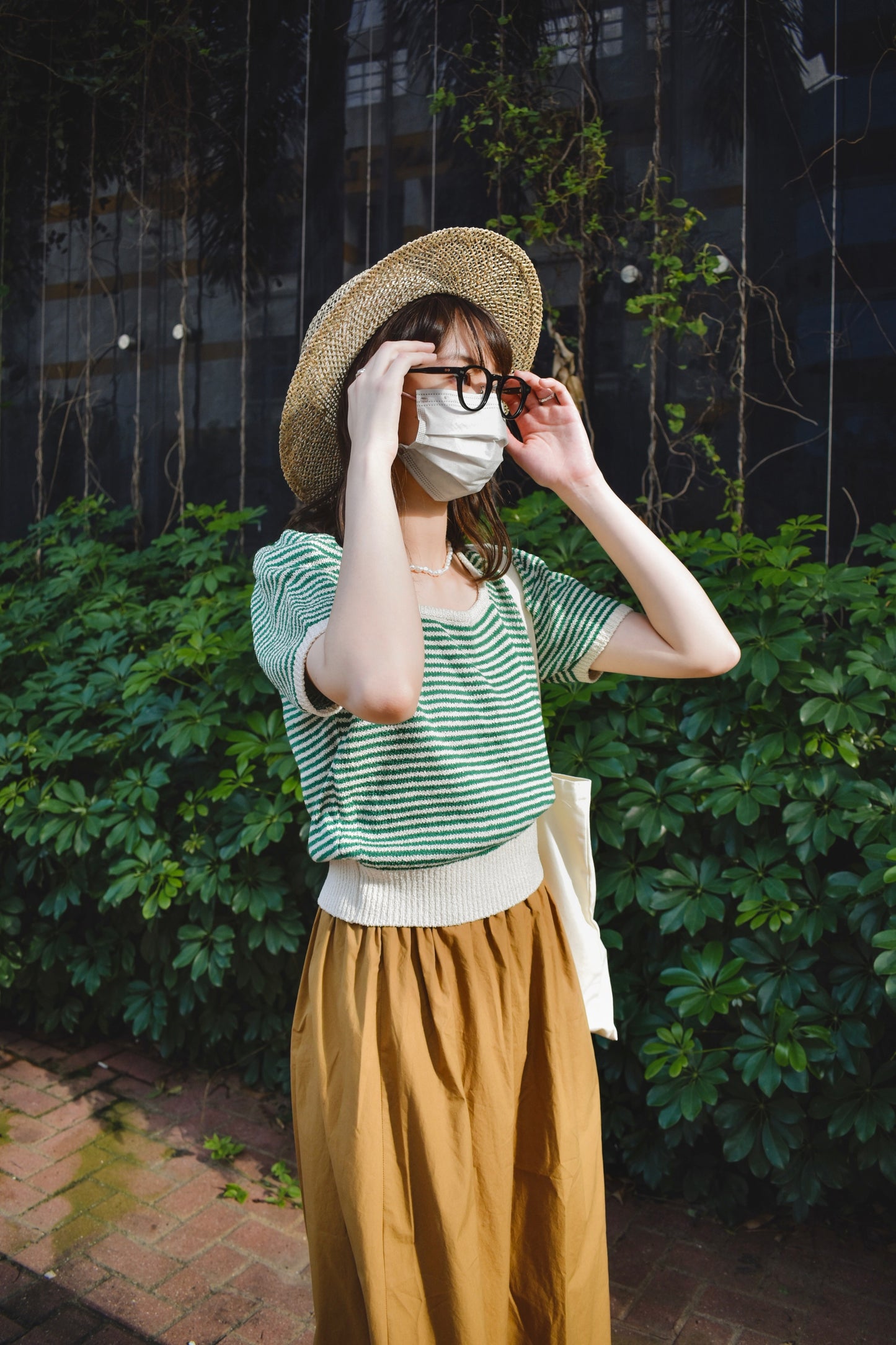 forest circle skirt (caramel)